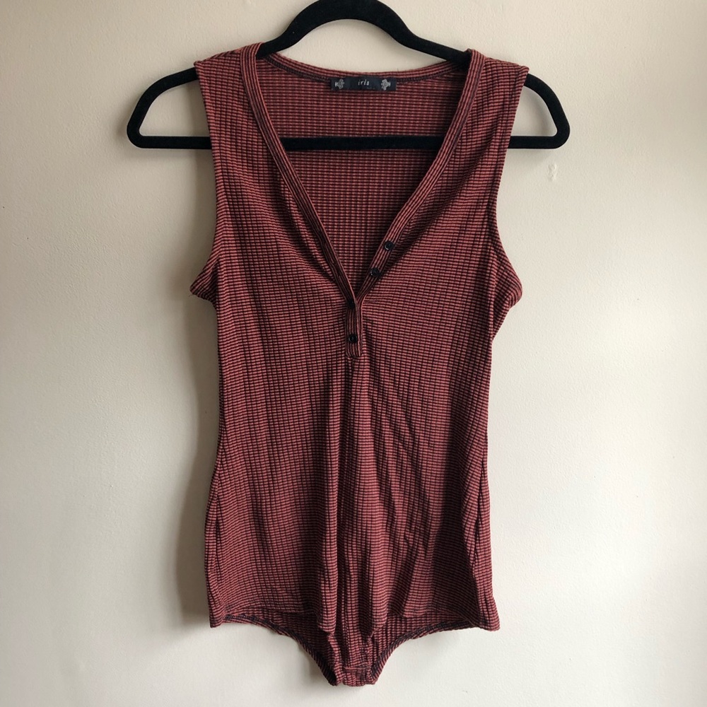 Striped Soft body suit